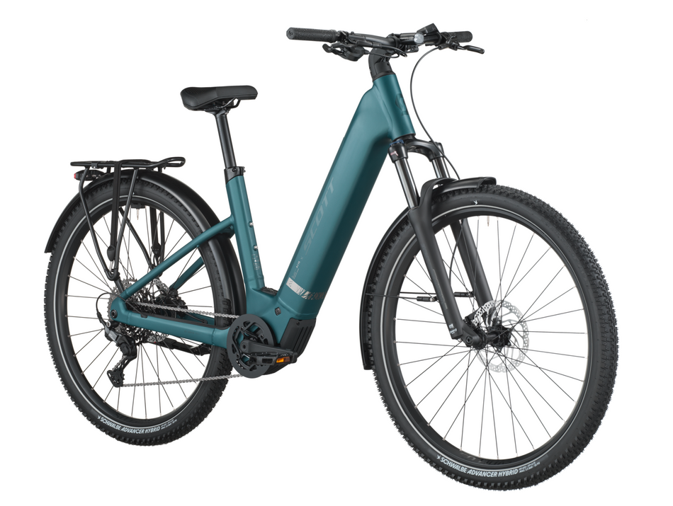 Scott Axis 30 Wave Electric Hybrid Bike - Cypress Green