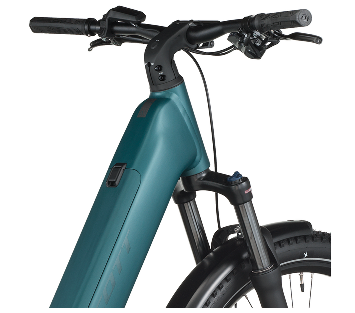 Scott Axis 30 Wave Electric Hybrid Bike - Cypress Green