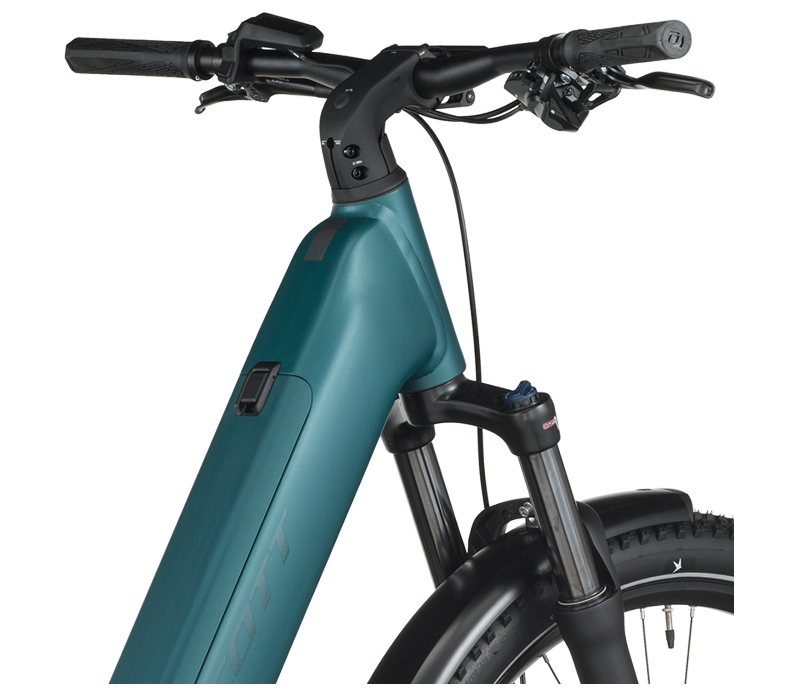 Scott Axis 30 Wave Electric Hybrid Bike - Cypress Green