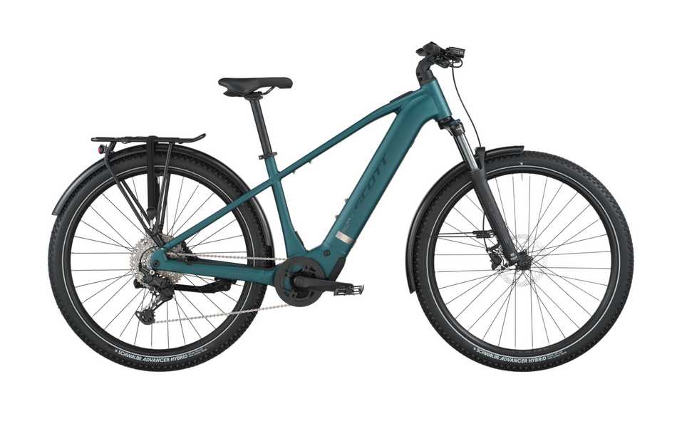 Scott Axis 30 Electric Hybrid Bike - Cypress Green
