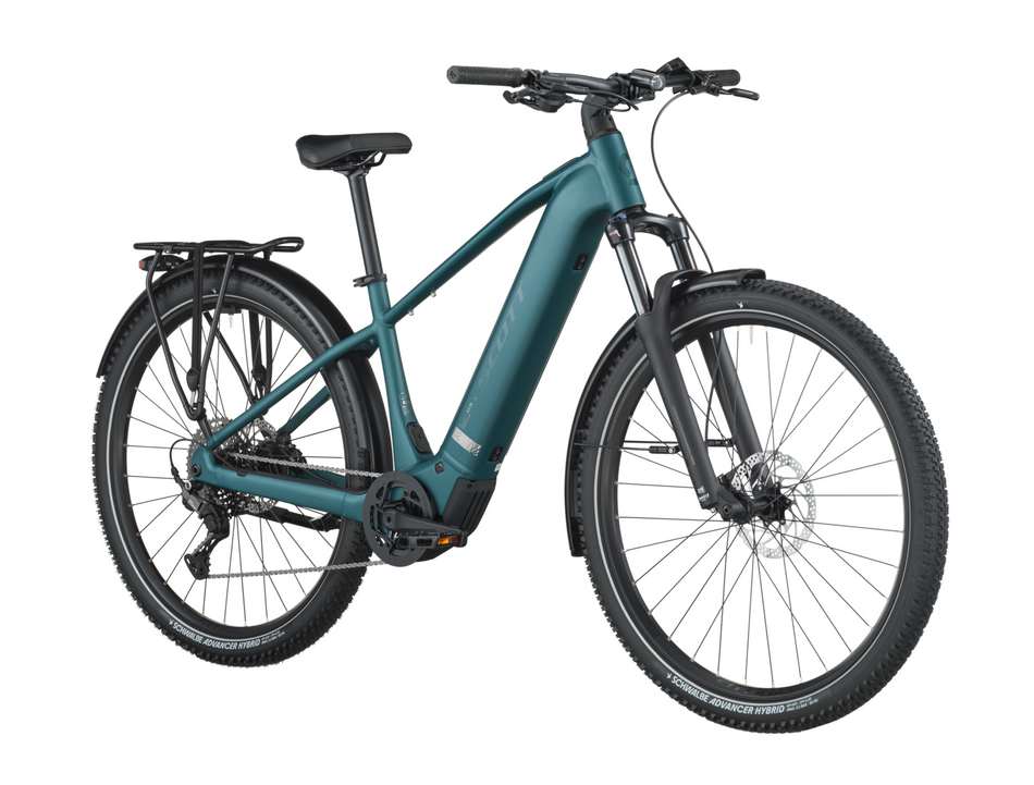 Scott Axis 30 Electric Hybrid Bike - Cypress Green