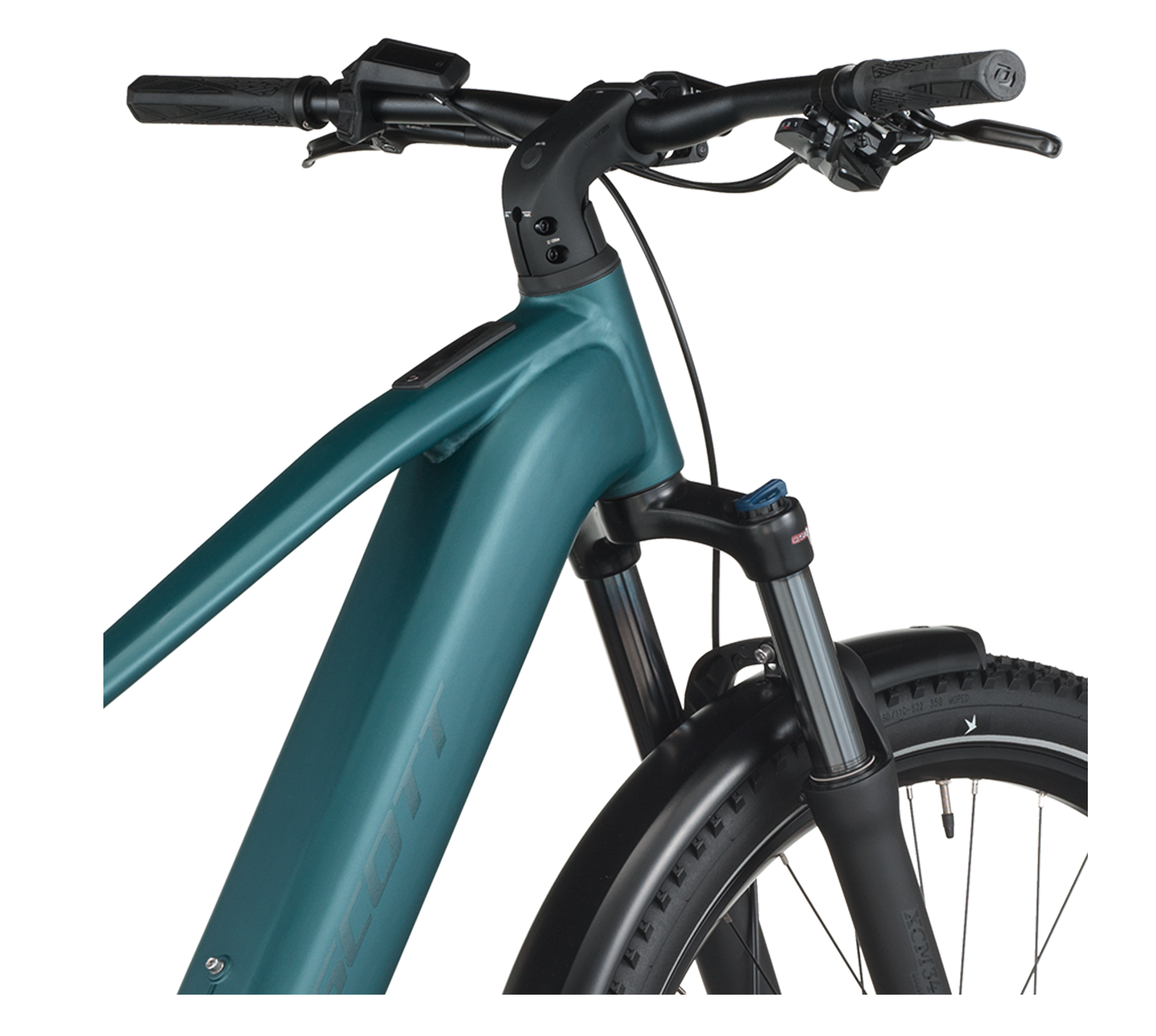 Scott Axis 30 Electric Hybrid Bike - Cypress Green