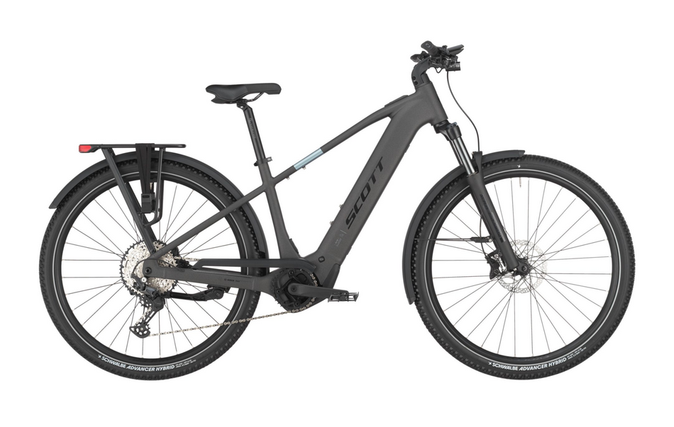 Scott Axis 20 Electric Hybrid Bike - Midnight Grey
