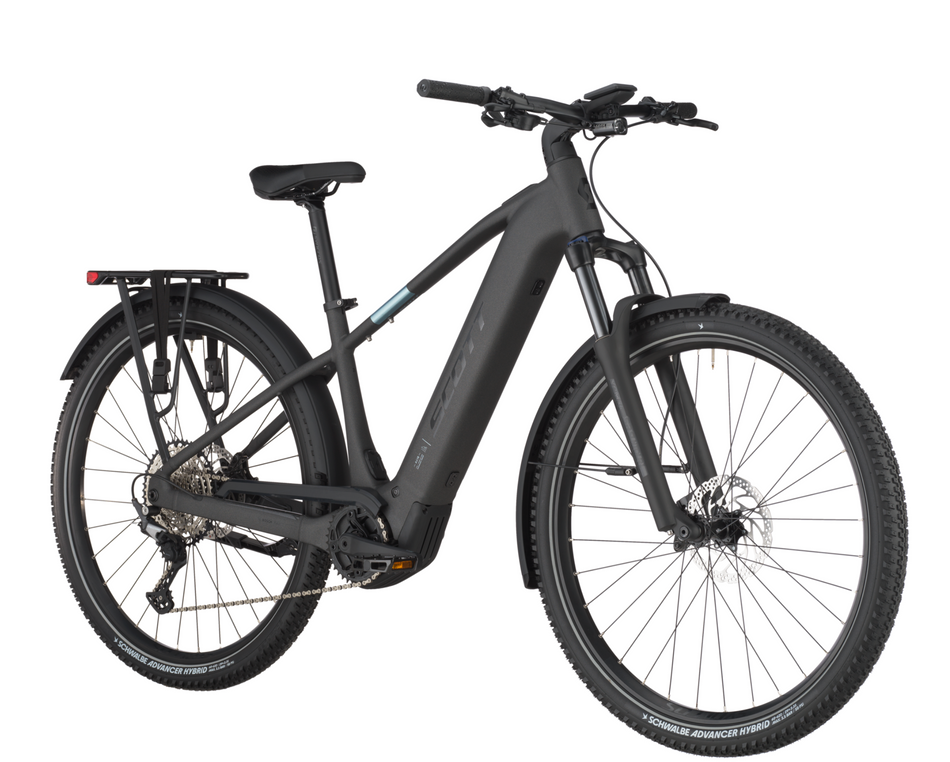 Scott Axis 20 Electric Hybrid Bike - Midnight Grey