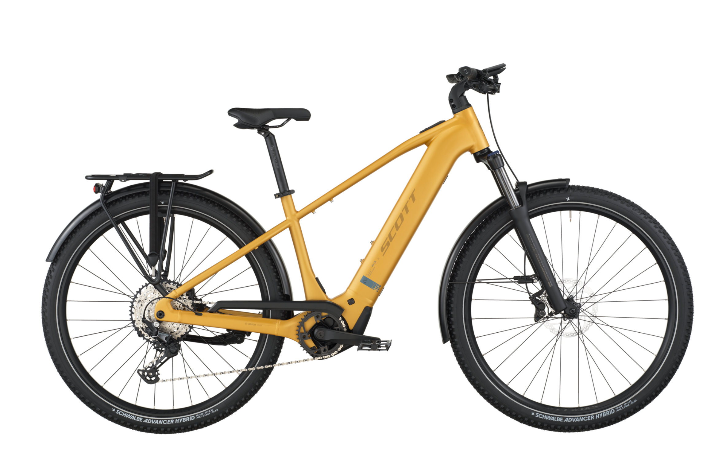 Scott Axis 20 Electric Hybrid Bike - Colorado Gold