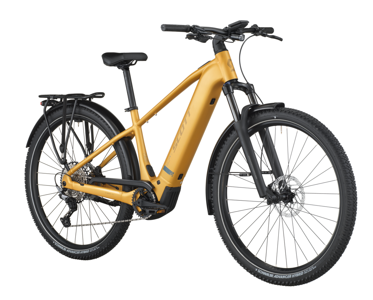 Scott Axis 20 Electric Hybrid Bike - Colorado Gold