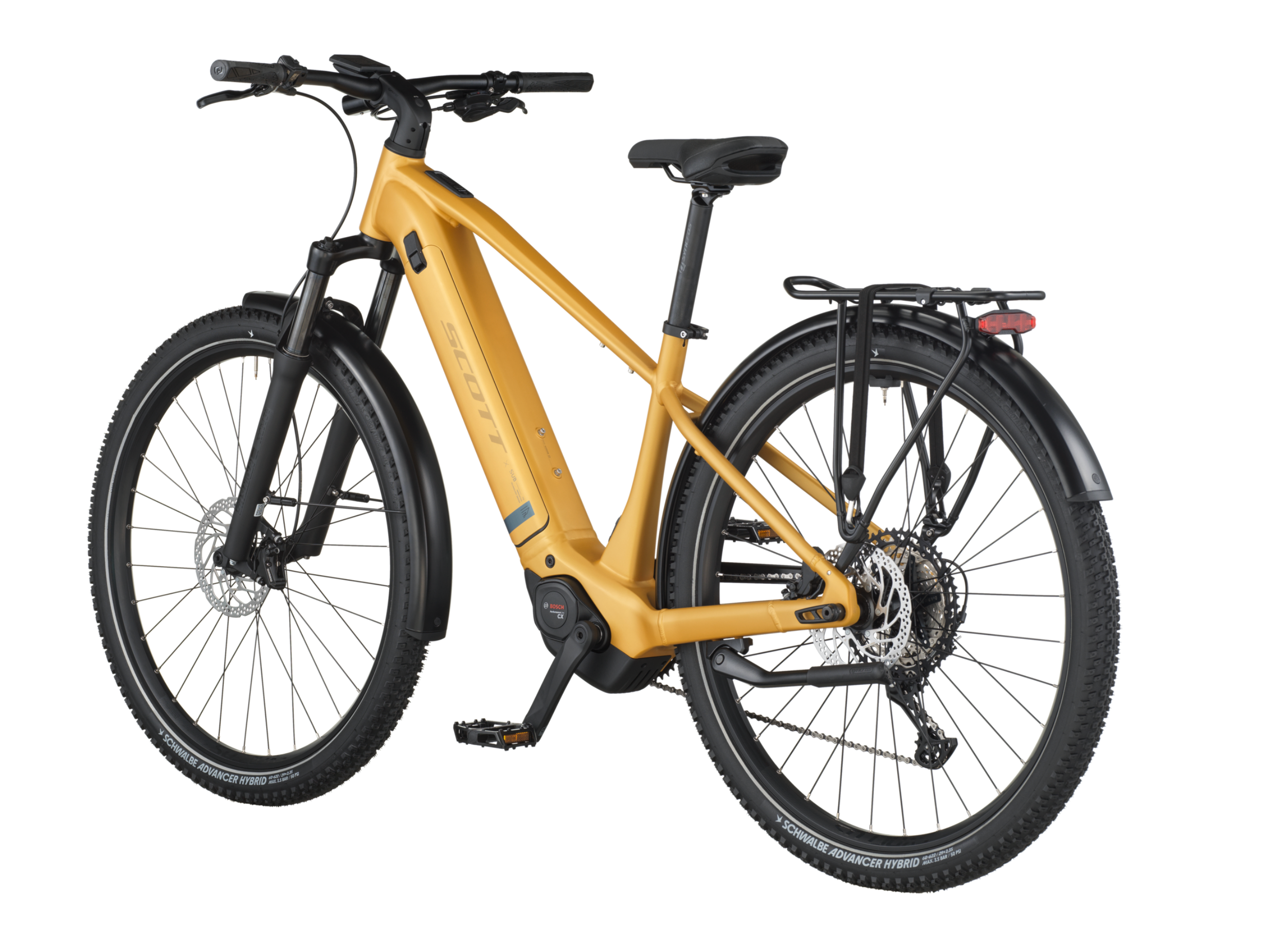 Scott Axis 20 Electric Hybrid Bike - Colorado Gold