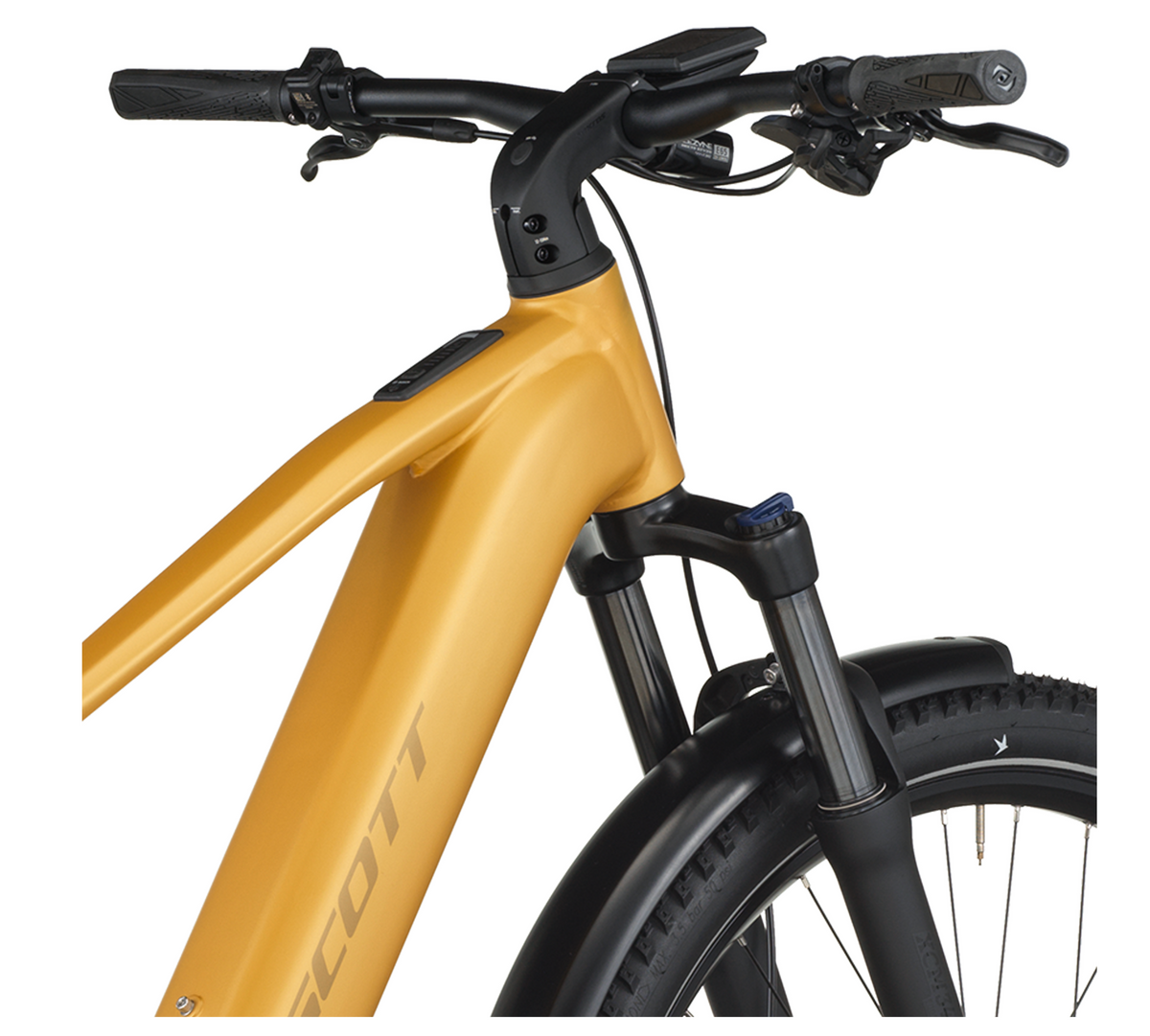 Scott Axis 20 Electric Hybrid Bike - Colorado Gold