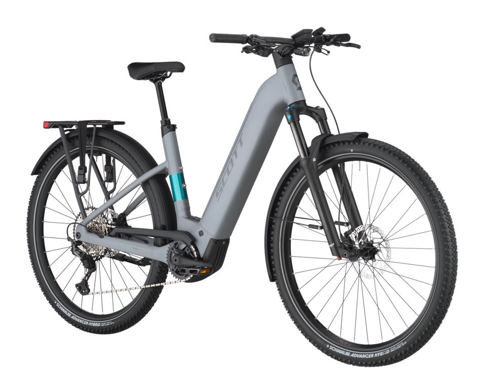 Scott Axis 10 Wave Electric Hybrid Bike - Bird Grey