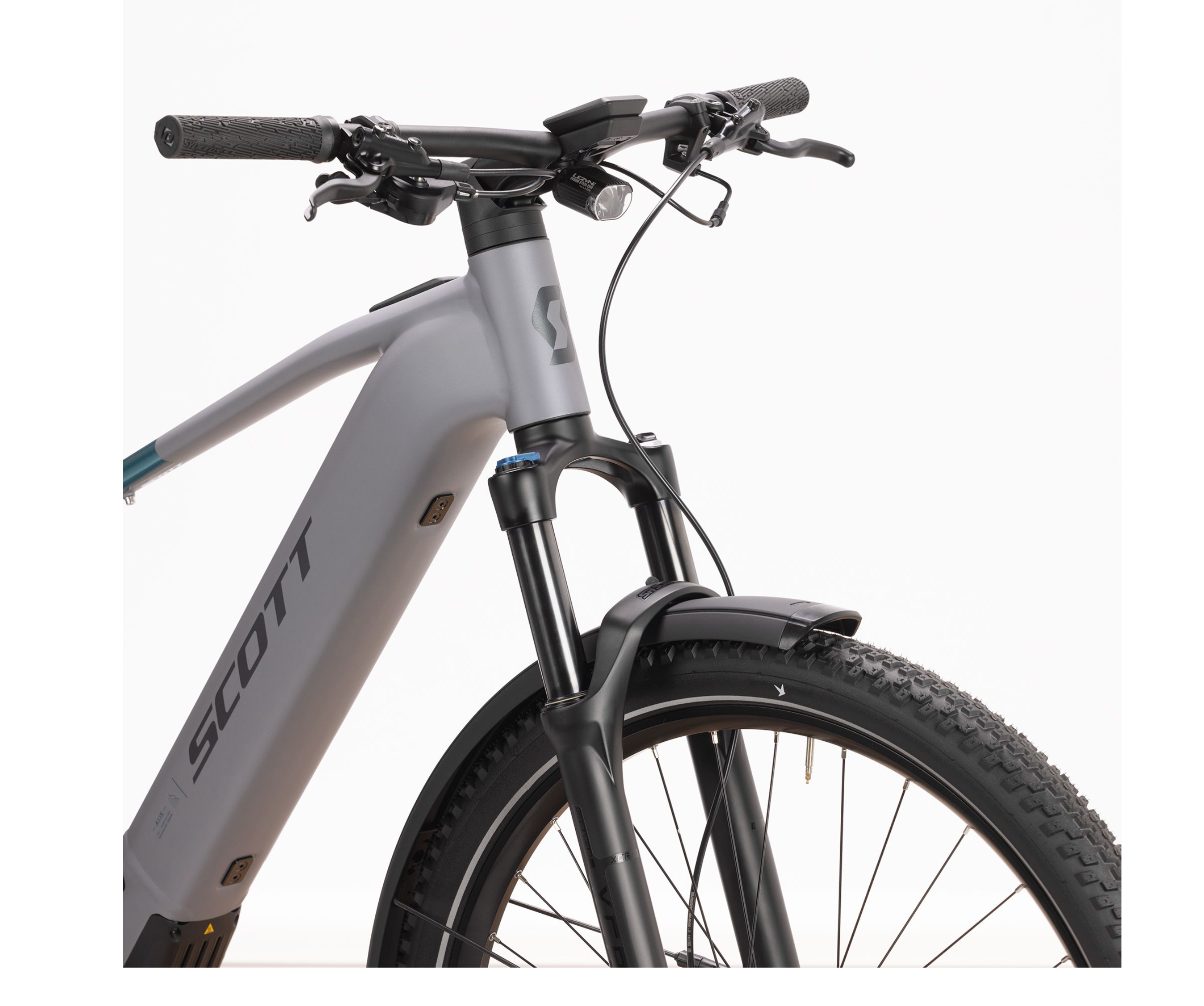 Scott Axis 10 Wave Electric Hybrid Bike - Bird Grey