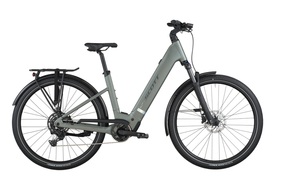 Scott Sub Sport 30 Wave Electric Hybrid Bike In Highland Green