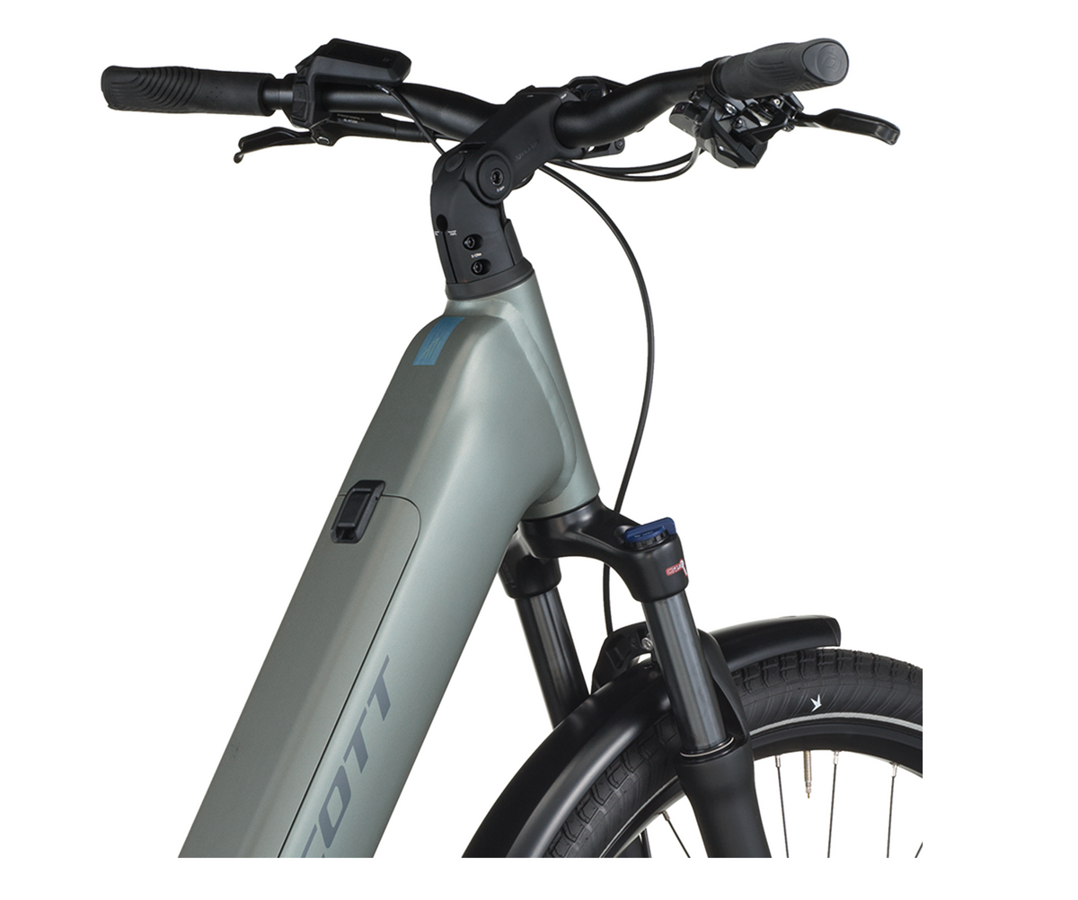 Scott Sub Sport 30 Wave Electric Hybrid Bike In Highland Green