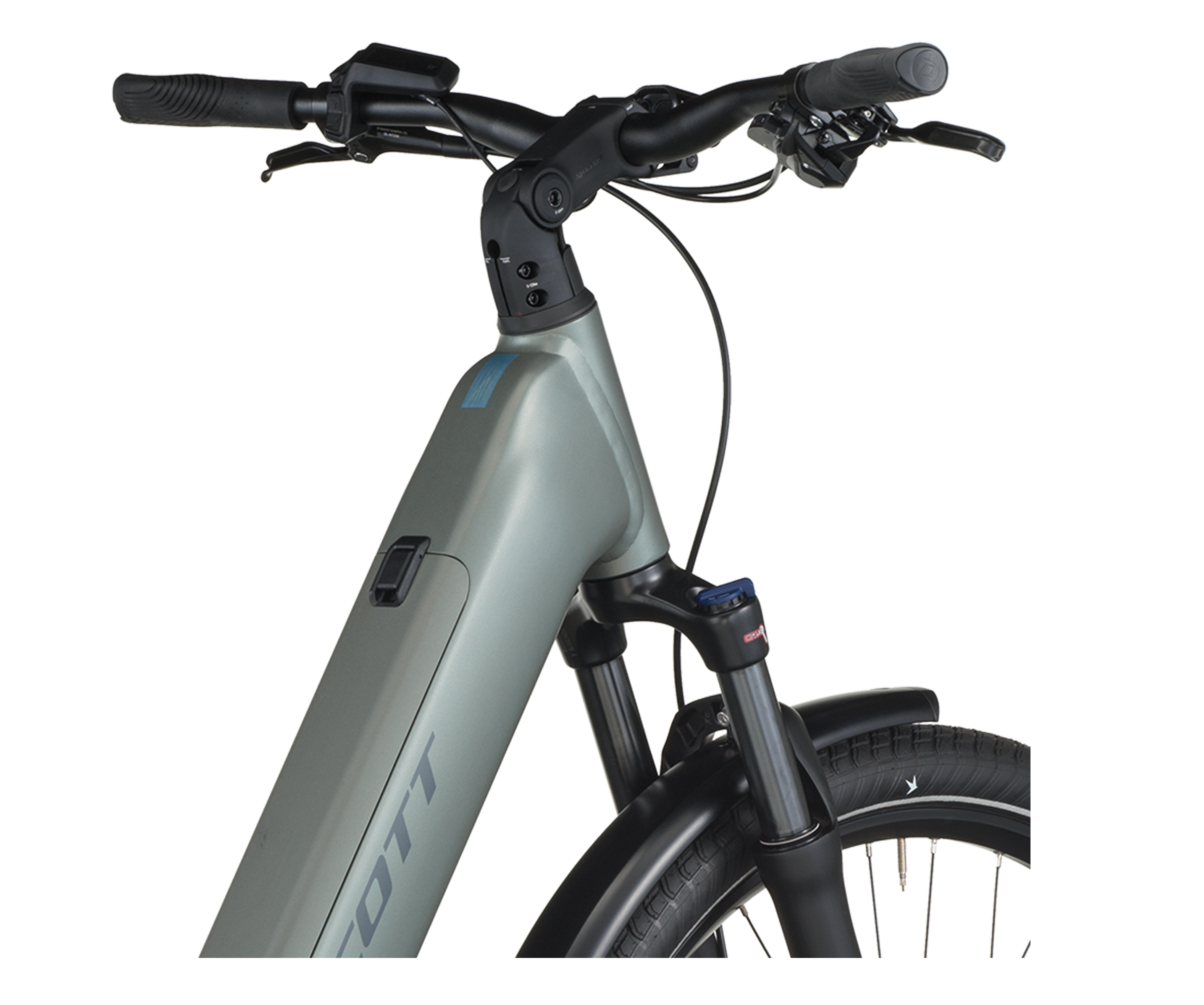 Scott Sub Sport 30 Wave Electric Hybrid Bike In Highland Green