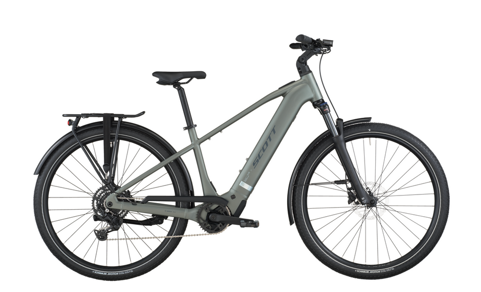 Scott Sub Sport 30 Electric Hybrid Bike In Highland Green