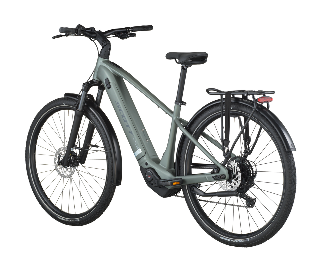 Scott Sub Sport 30 Electric Hybrid Bike In Highland Green