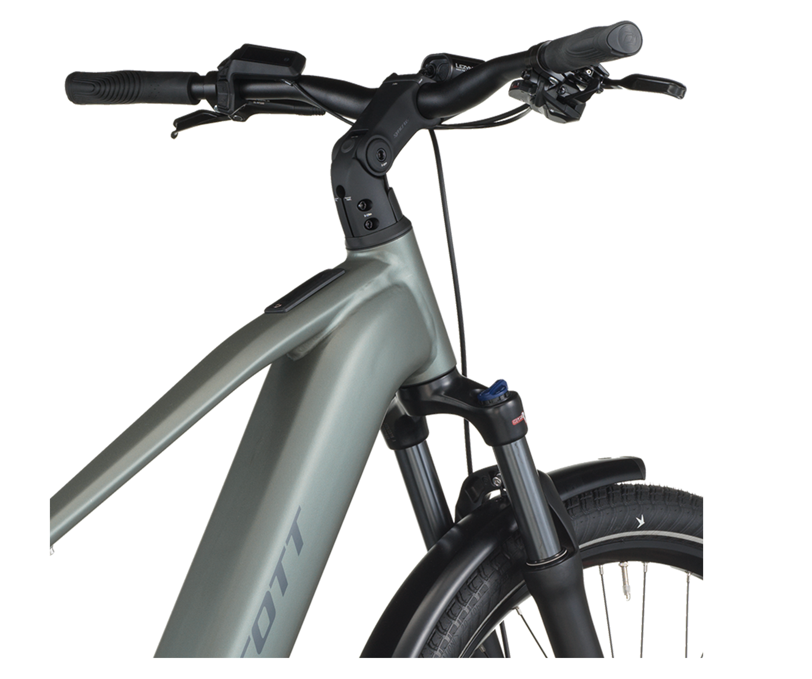 Scott Sub Sport 30 Electric Hybrid Bike In Highland Green