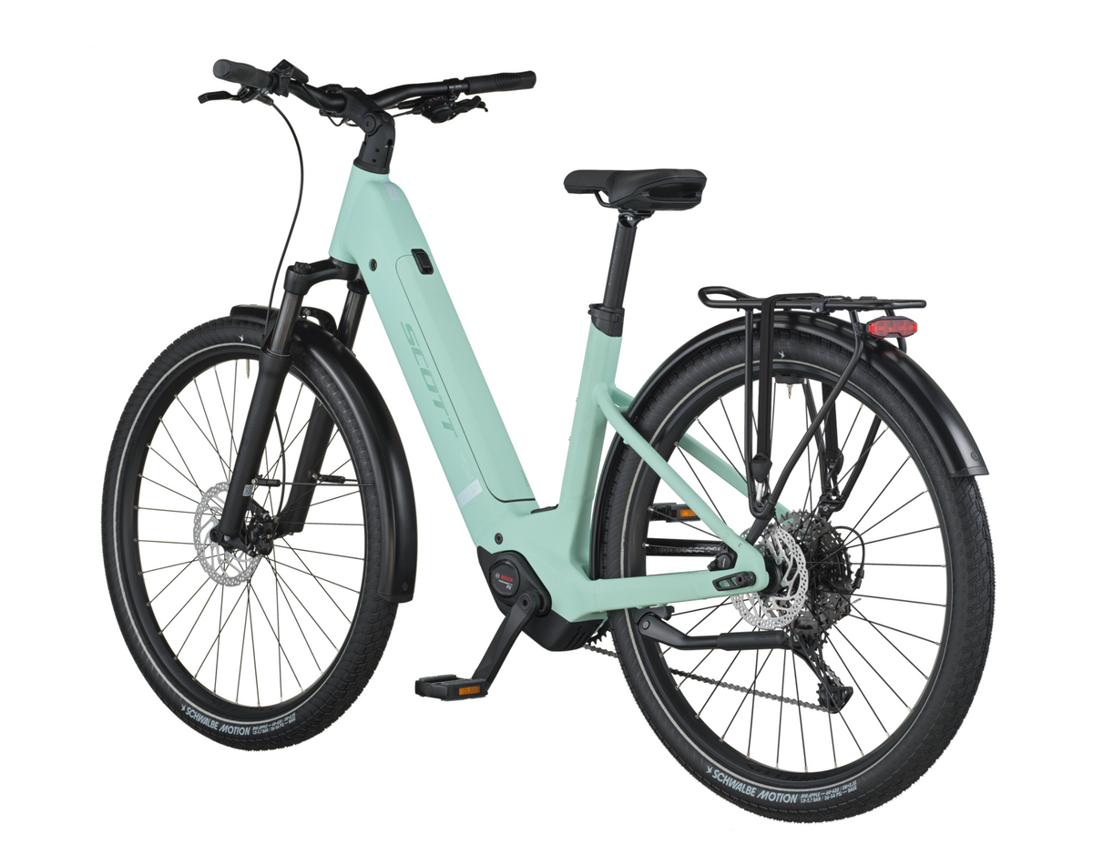 Scott Sub Sport 20 Wave Electric Hybrid Bike In Mint Green