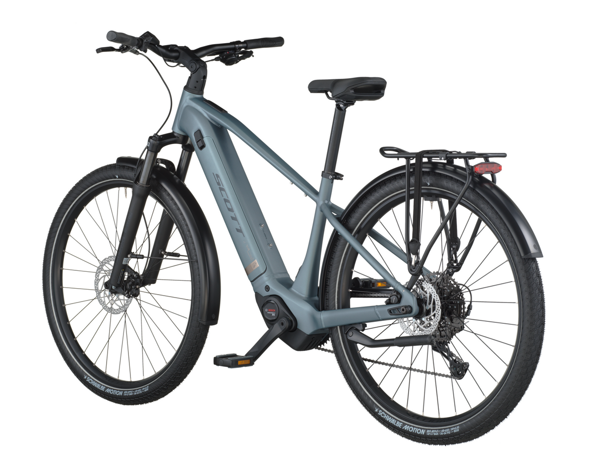 Scott Sub Sport 20 Electric Hybrid Bike In Hematite Blue