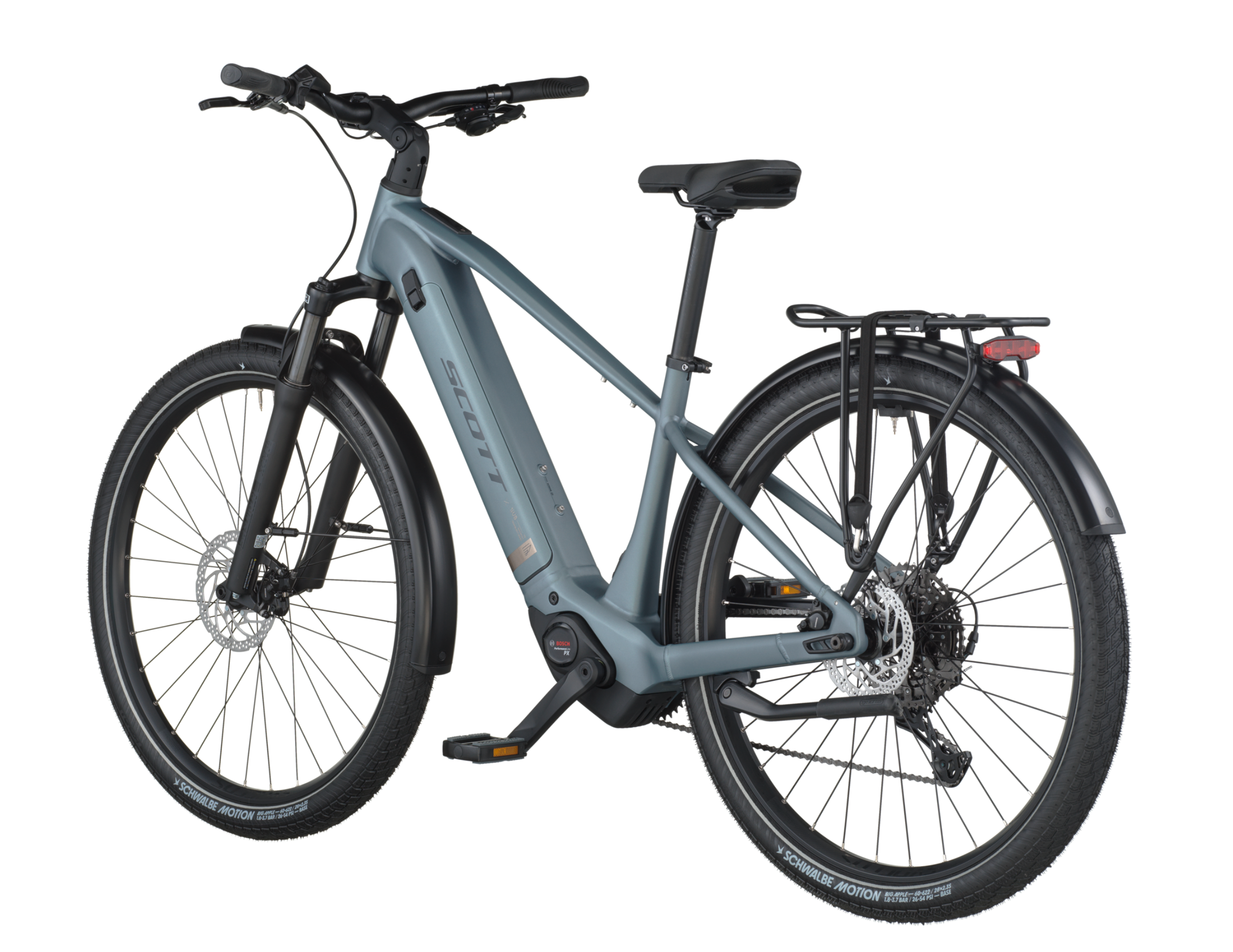 Scott Sub Sport 20 Electric Hybrid Bike In Hematite Blue