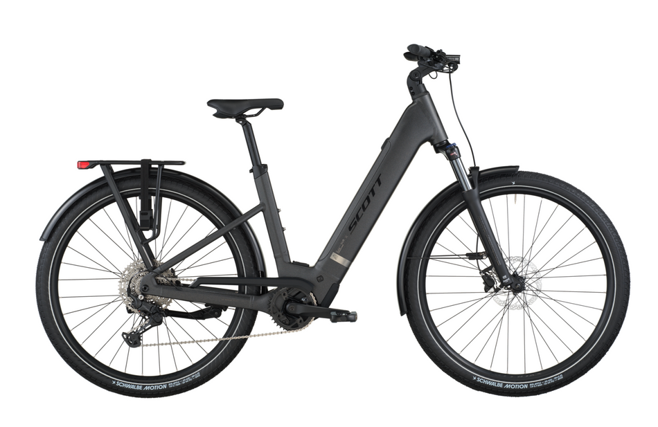 Scott Sub Sport 10 Wave Electric Hybrid Bike In Midnight Grey