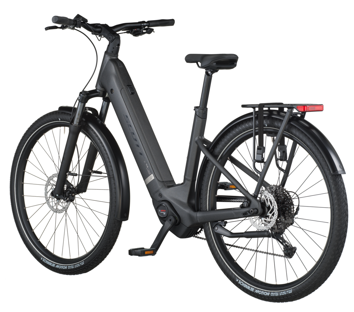Scott Sub Sport 10 Wave Electric Hybrid Bike In Midnight Grey
