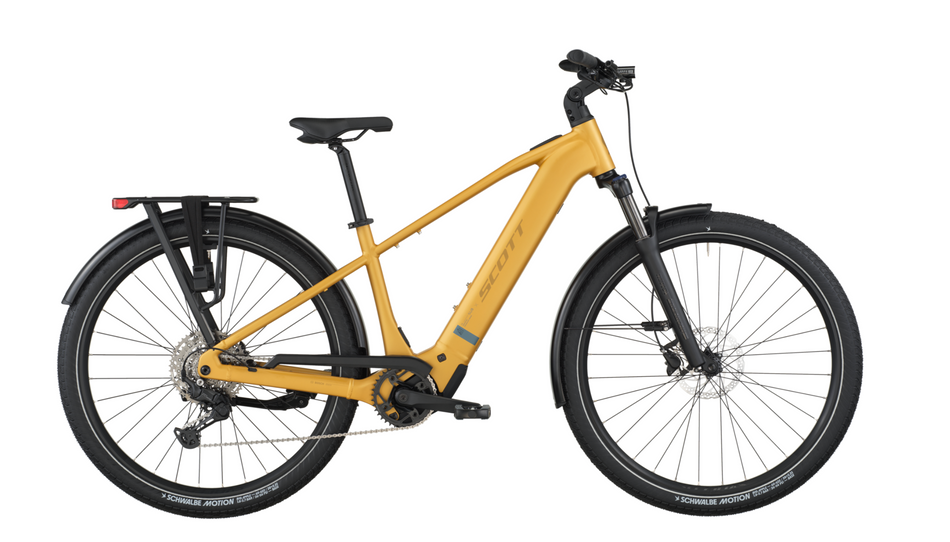 Scott Sub Sport 10 Electric Hybrid Bike In Colorado Gold
