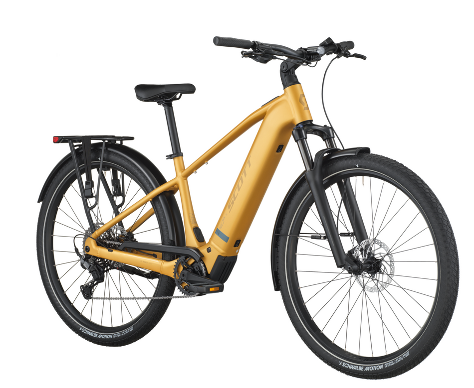 Scott Sub Sport 10 Electric Hybrid Bike In Colorado Gold
