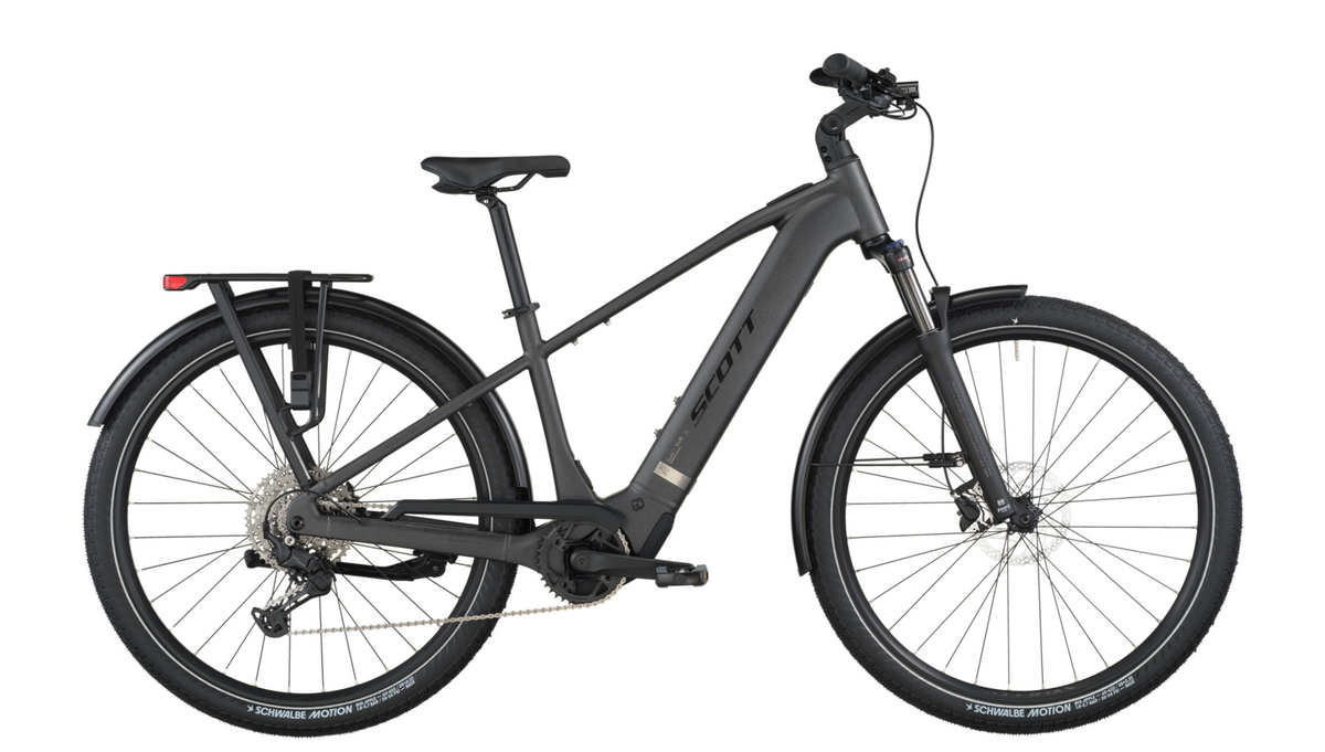 Scott Sub Sport 10 Electric Hybrid Bike In Midnight Grey