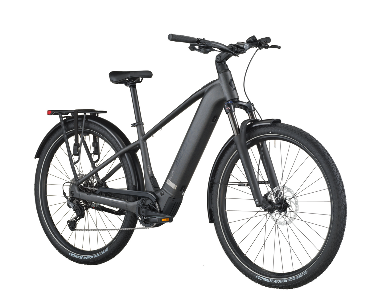 Scott Sub Sport 10 Electric Hybrid Bike In Midnight Grey