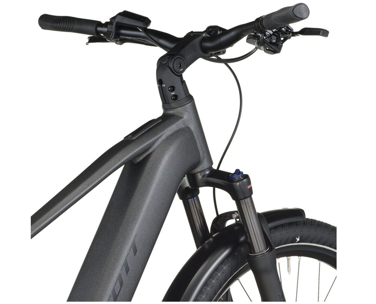 Scott Sub Sport 10 Electric Hybrid Bike In Midnight Grey