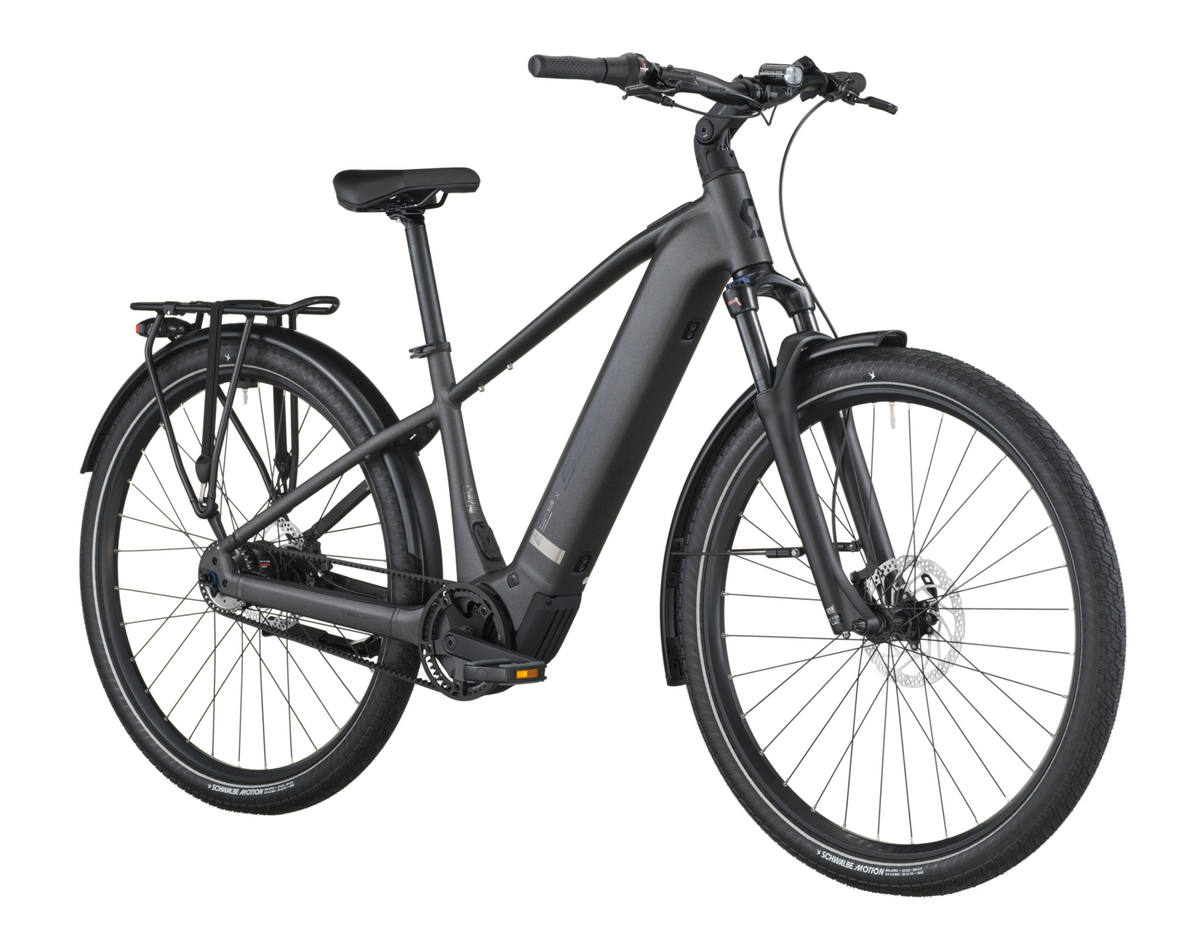 Scott Sub Tour 30 Electric Hybrid Bike In Midnight Grey