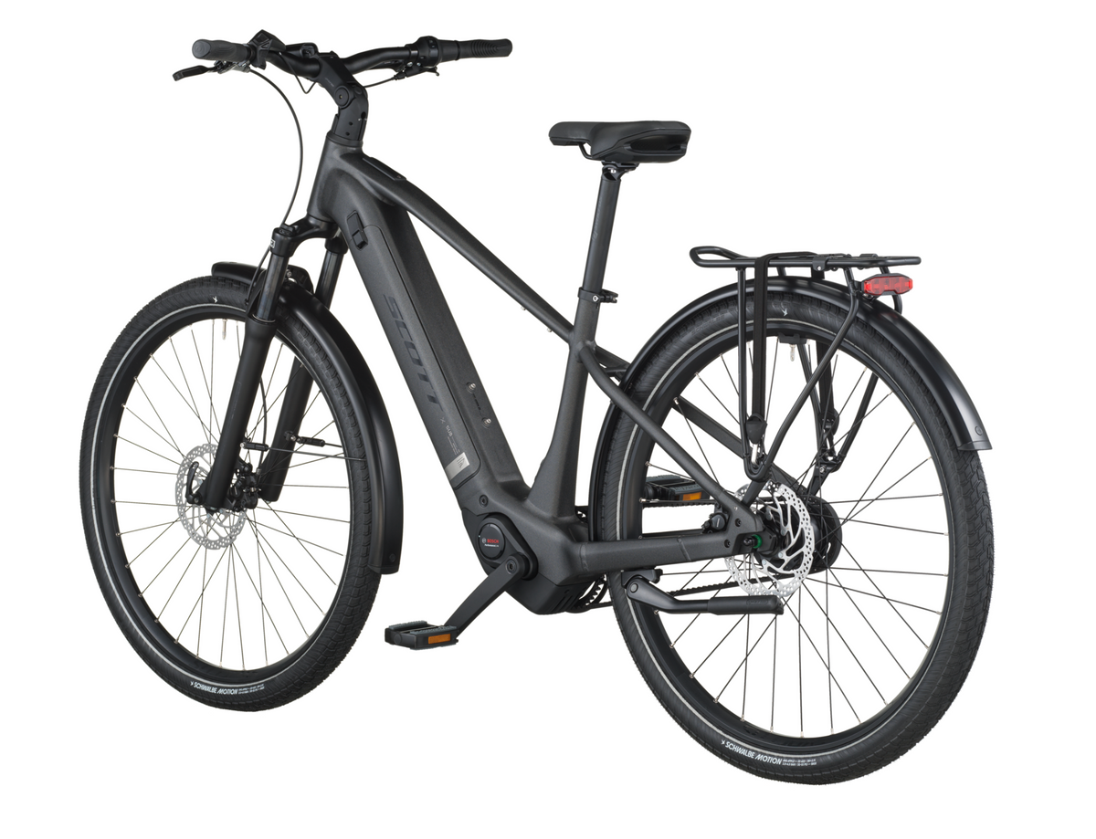 Scott Sub Tour 30 Electric Hybrid Bike In Midnight Grey