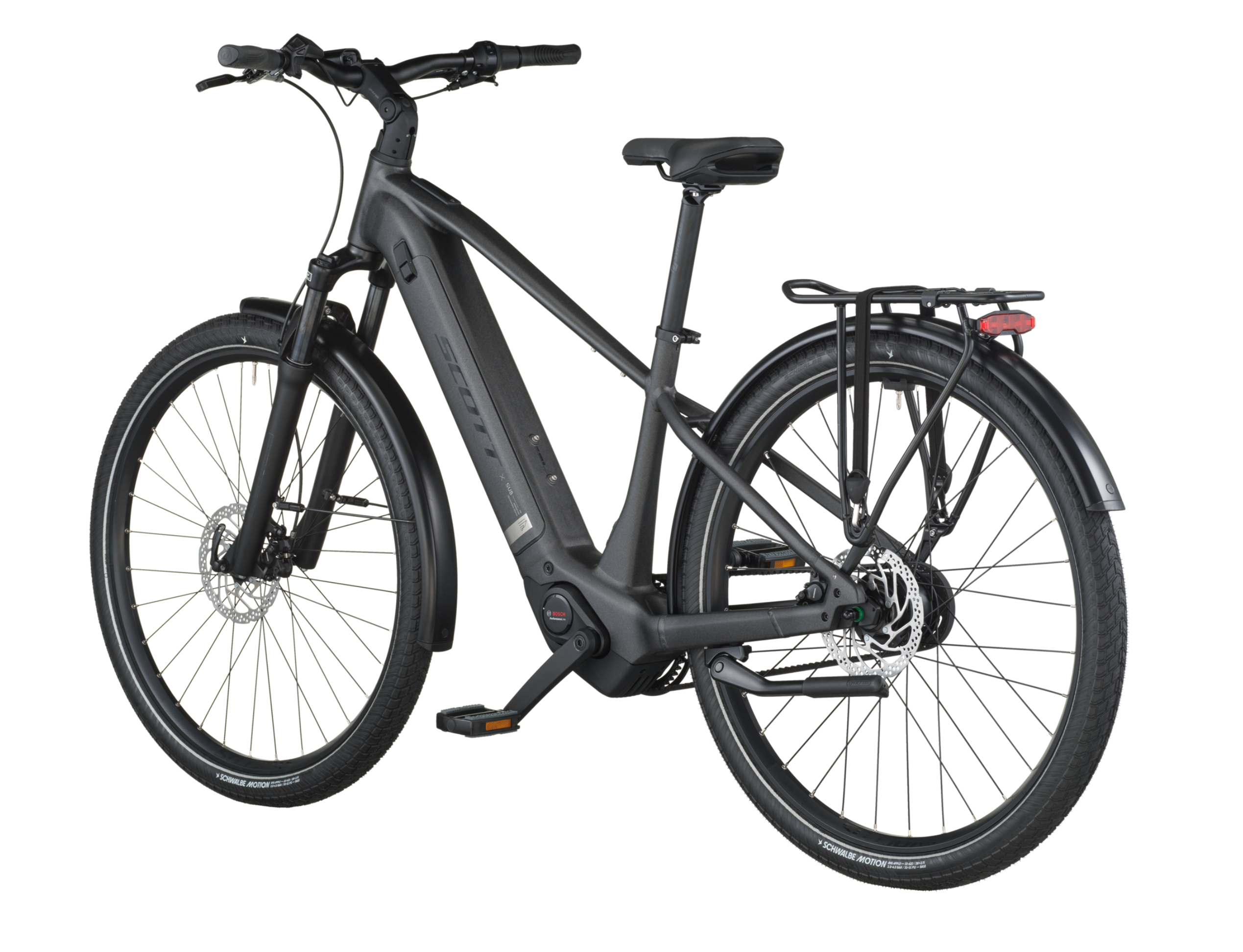 Scott Sub Tour 30 Electric Hybrid Bike In Midnight Grey
