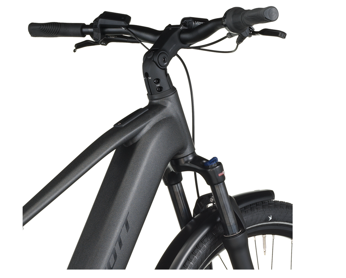 Scott Sub Tour 30 Electric Hybrid Bike In Midnight Grey