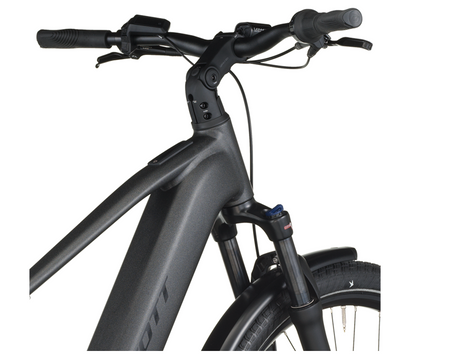 Scott Sub Tour 30 Electric Hybrid Bike In Midnight Grey