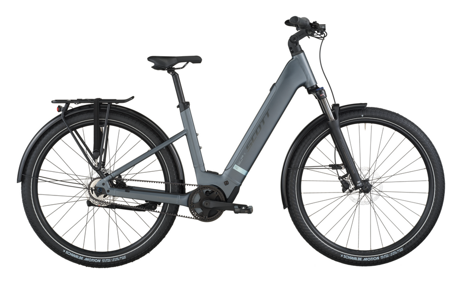 Scott Sub Tour 20 Wave Electric Hybrid Bike In Smoke Grey