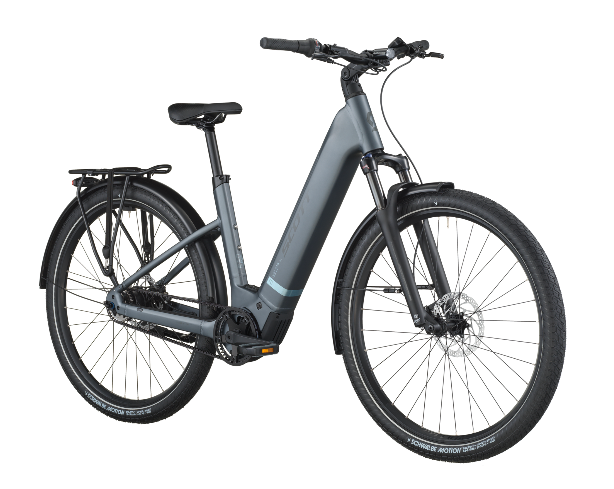 Scott Sub Tour 20 Wave Electric Hybrid Bike In Smoke Grey