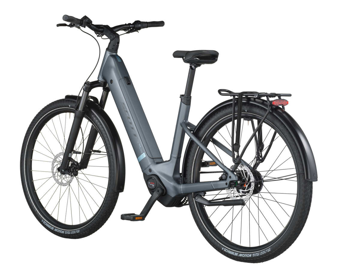 Scott Sub Tour 20 Wave Electric Hybrid Bike In Smoke Grey