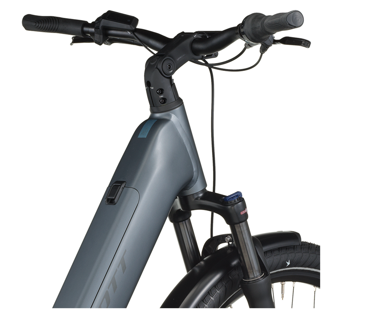 Scott Sub Tour 20 Wave Electric Hybrid Bike In Smoke Grey