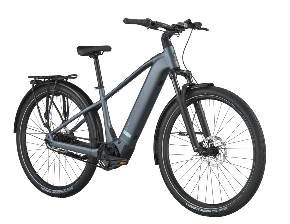 Scott Sub Tour 20 Electric Hybrid Bike In Smoke Grey