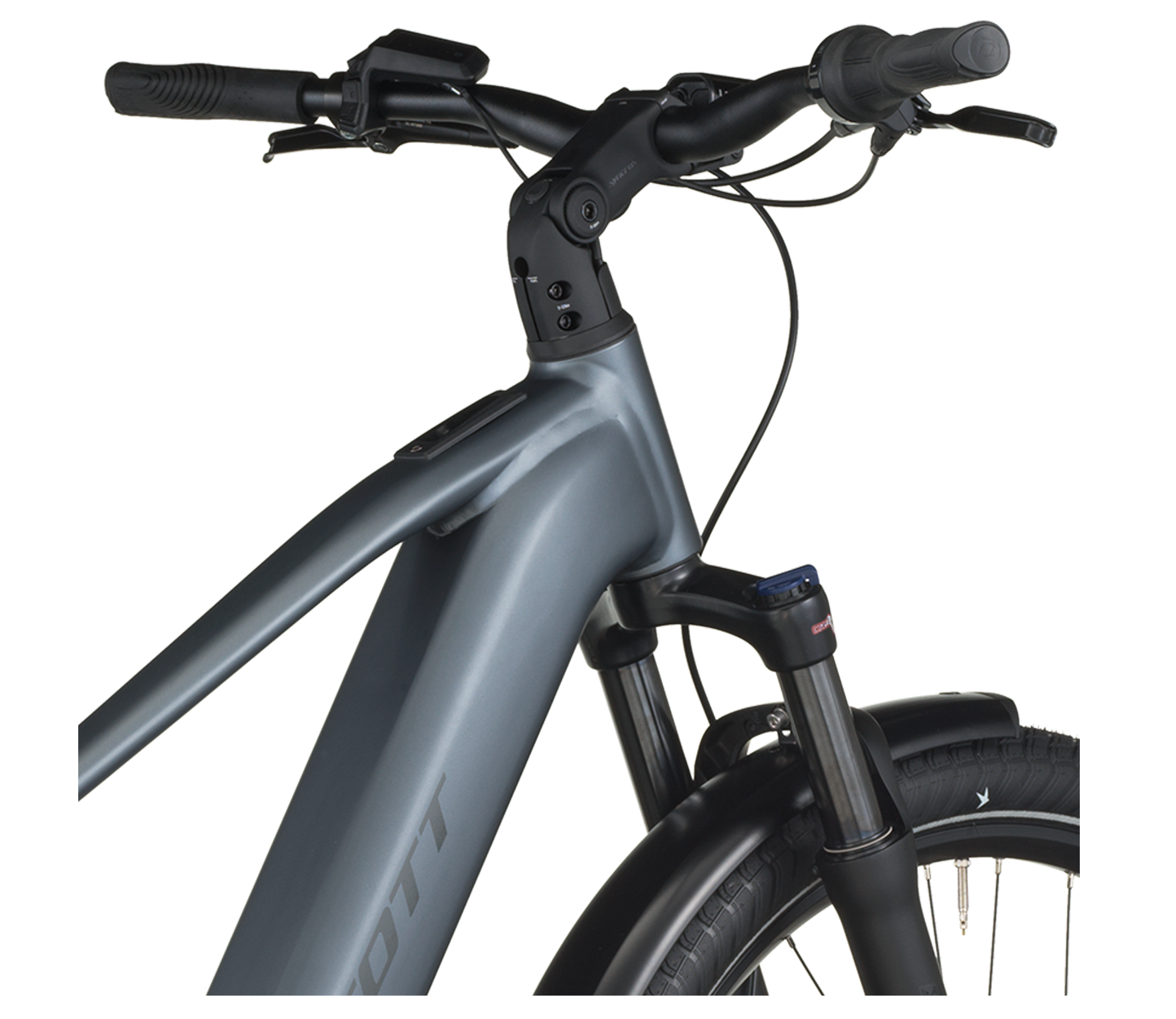 Scott Sub Tour 20 Electric Hybrid Bike In Smoke Grey