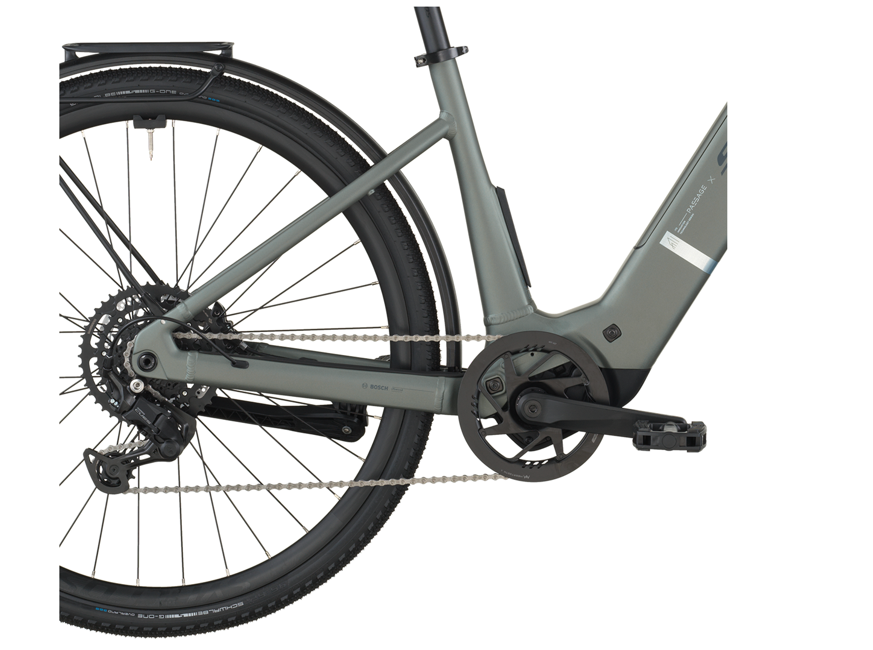 Scott Passage 20 Wave Electric Hybrid Bike In Highland Green
