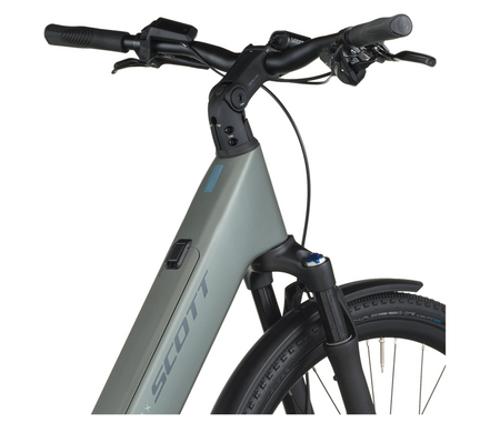 Scott Passage 20 Wave Electric Hybrid Bike In Highland Green