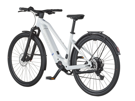 Scott Passage 20 Slope Electric Hybrid Bike In Bianco White