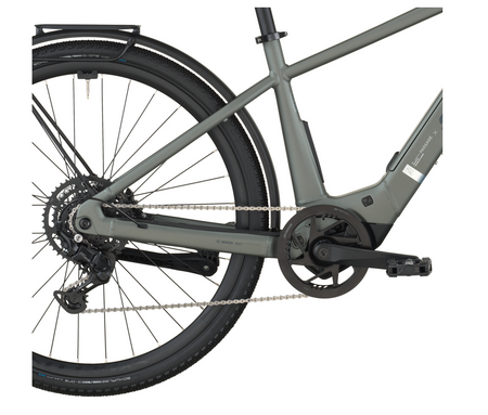 Scott Passage 20 Electric Hybrid Bike In Highland Green