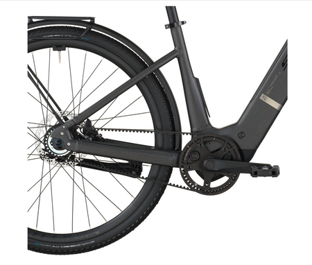 Scott Passage 10 Belt Wave Electric Hybrid Bike In Midnight Grey