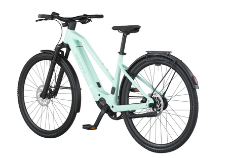 Scott Passage 10 Belt Slope Electric Hybrid Bike In Mint Green