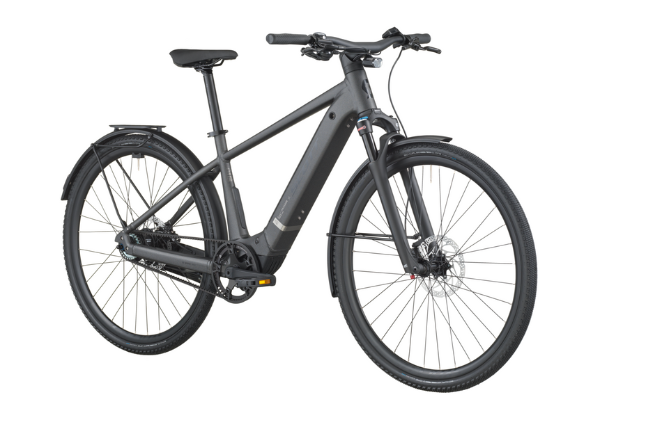 Scott Passage 10 Belt Electric Hybrid Bike In Midnight Grey