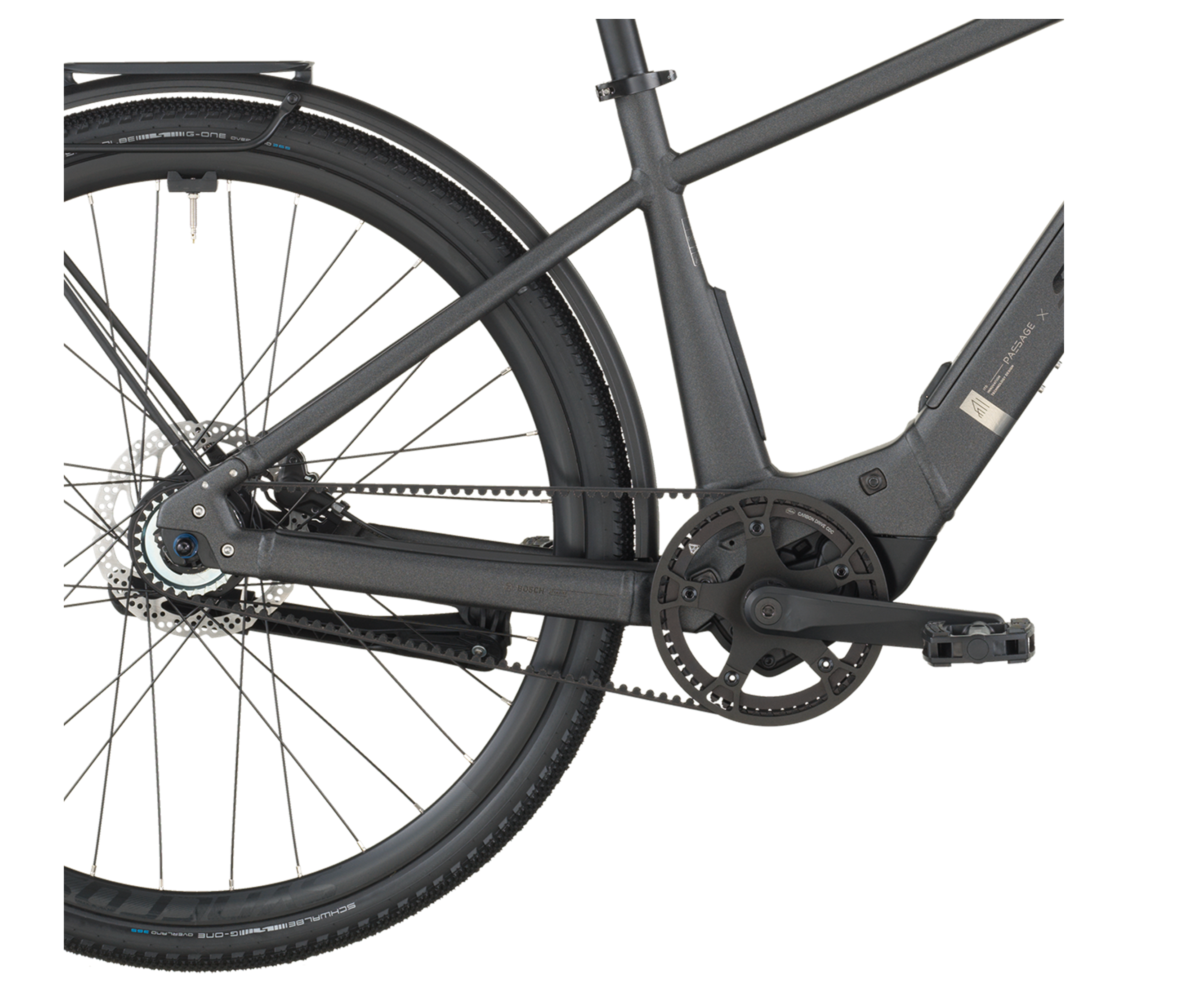 Scott Passage 10 Belt Electric Hybrid Bike In Midnight Grey
