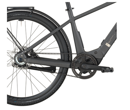 Scott Passage 10 Belt Electric Hybrid Bike In Midnight Grey